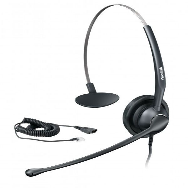 Yealink YHS33 Corded Headset with Free Cable 
