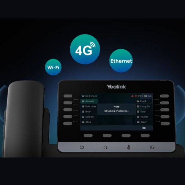 Yealink T74LTE VoLTE desk phone with nano SIM