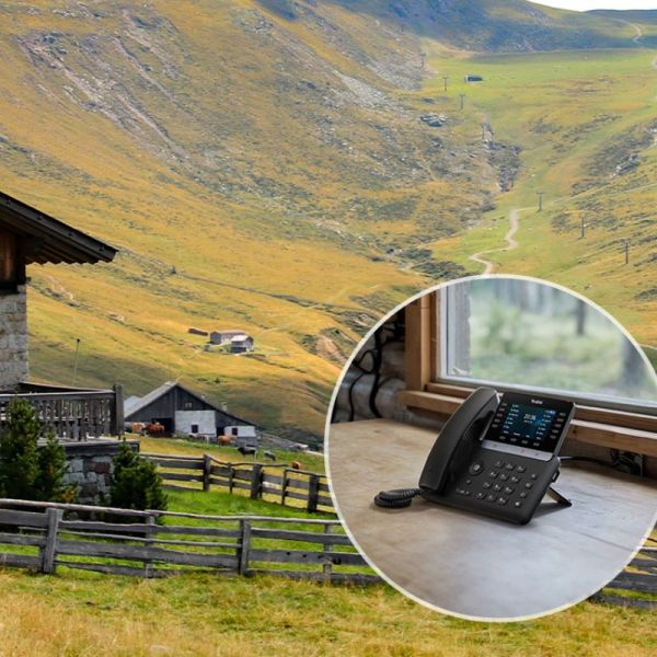 Yealink T74LTE desk phone for remote locations