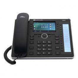 445HD IP-Phone PoE GbE black with integrated BT and WiFi