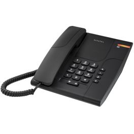 Mini Phone Office Use HD Call IC Chip Bank Call Center Black Used in Hotel Landline Phone Corded Phone 