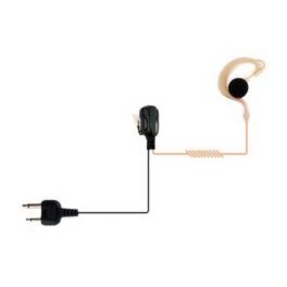 Auricular gancho para Kenwood T- Tubo transparente