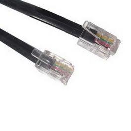 RJ9 To RJ9 Cable 50cm Black