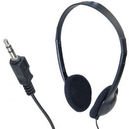 Binaural headset with 3.5mm jack