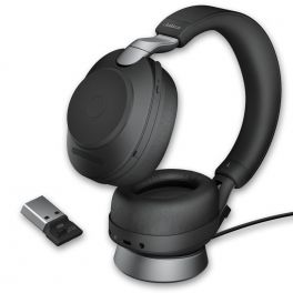 Jabra Evolve2 85 UC Stereo with charging stand - Black