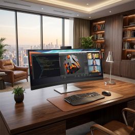 HP Series 7 Pro 740pm 5K2K Curved Monitor 39.7"