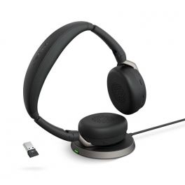 Jabra Evolve2 65 Flex Link380 USB-A UC version Stereo with wireless charging