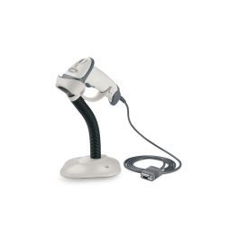 Zebra LS2208 black barcode scanner with USB cable