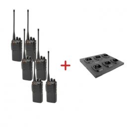 Mitex Site Six Pack + 6-Way Charger