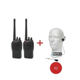 Mitex Sports Twin Pack + G-Shape Earpieces
