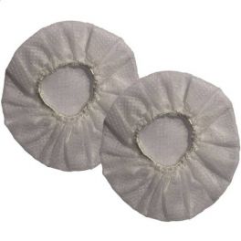 Disposable white ear pads - 1 pair