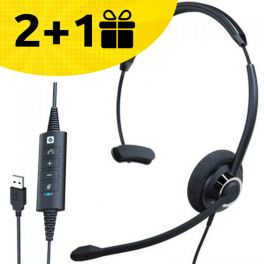 2 Cleyver HC60 headset + 1 free headset