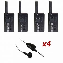 Kenwood PKT-23 Quad pack with 2 KHS-33 Ear Buds 