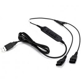Cleyver Cable Y USB-QD for Jabra