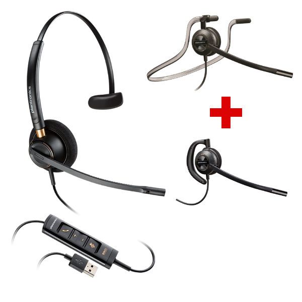 Plantronics EncorePro HW545 3-in-1 PC 