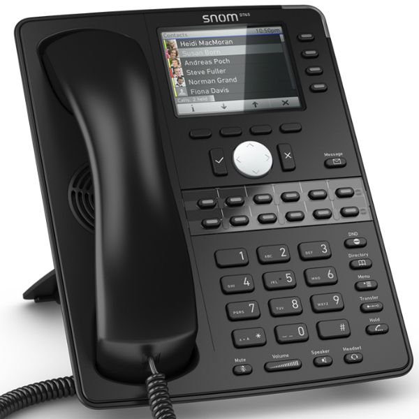 Snom D765 VoIP Systemtelefon // Bluetooth // 2x PoE // SIP 