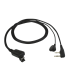 Kenwood EMC-11W Headset Kit for 2-pin radios