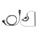 G-Shaped earpiece with PTT for 2-Pin Motorola Radios
