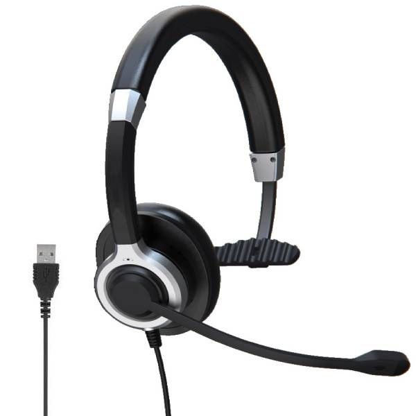 Cleyver Mono USB Headset with Noise Cancellation