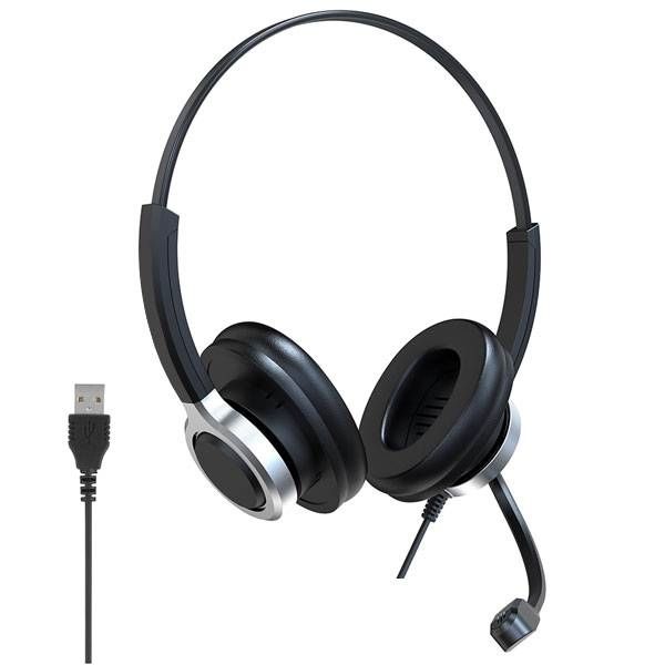 Duo USB Headset with Active Noise Cancellation
