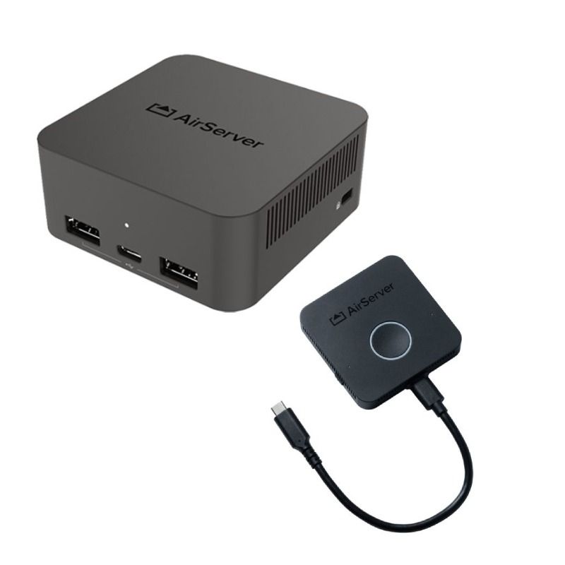 Pack AirServer Connect 3 + BYOM Button – 4K wireless sharing