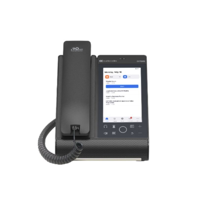 AudioCodes C470HD Zoom IP Phone with touchscreen