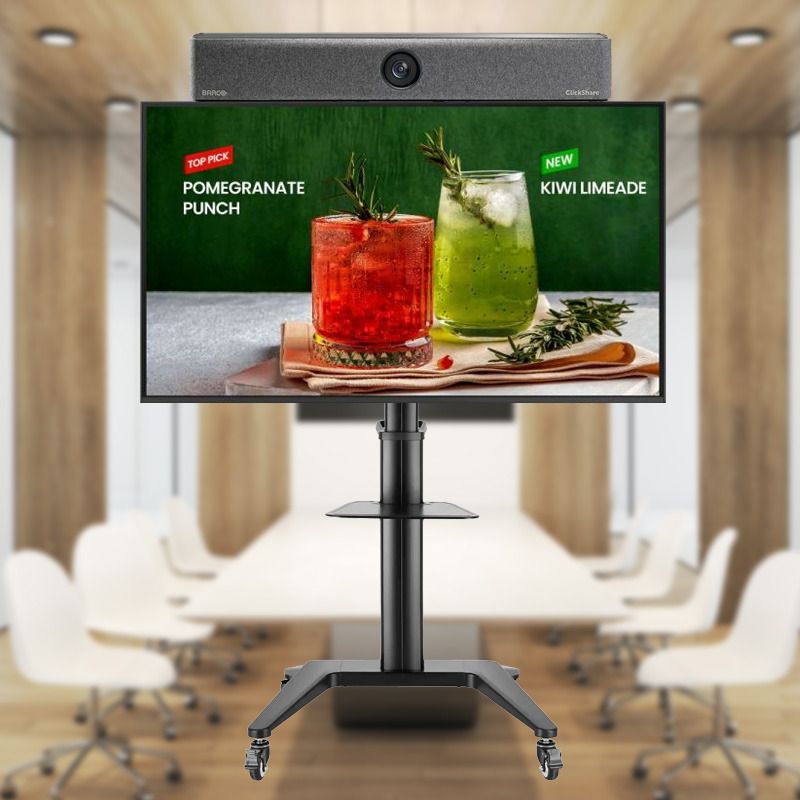 Barco Bar Medium Room BYOD Video Conferencing Kit with mobile stand
