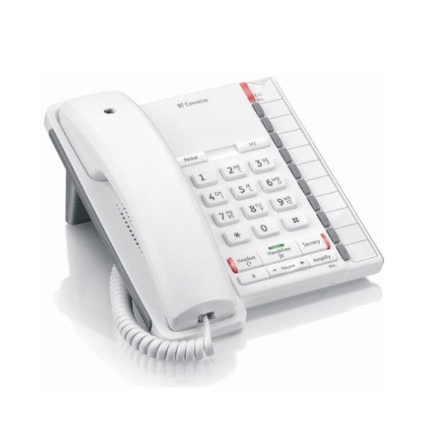 BT Converse 2200 Corded Telephone - White
