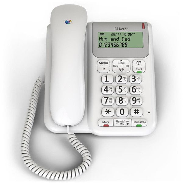 BT Decor 2200 Telephone - White