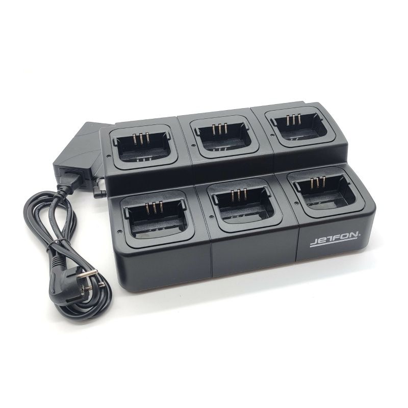 Jetfon Multi M-1400 6-Way Charger for Motorola DP1400