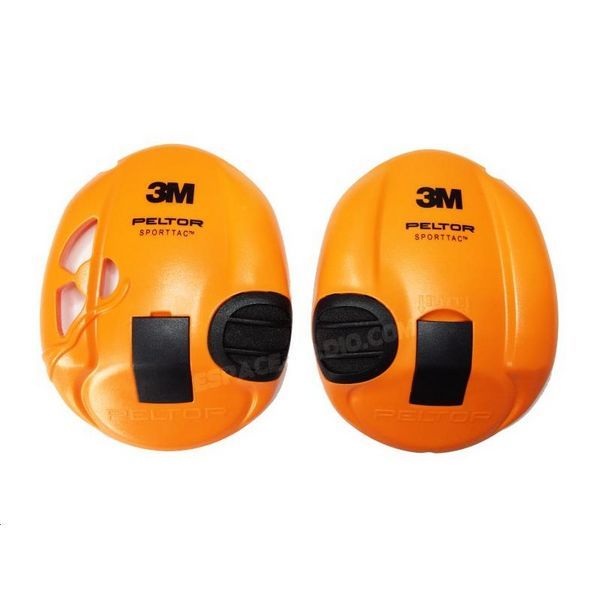 3M helmet Peltor SportTac replacement shells - Orange