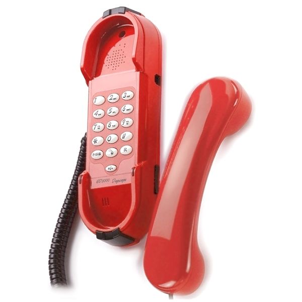 Depaepe HD2000 IP Telephone with Keypad (Red)