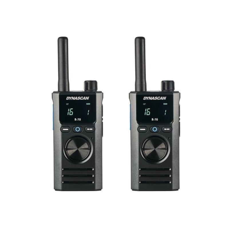 Dynascan R70 Set of 2 PMR446 walkie-talkies