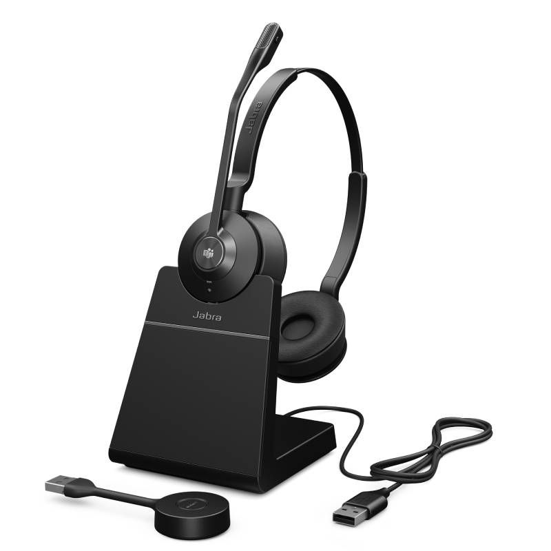Jabra Engage 55 Stereo MS USB-A with Charging Stand