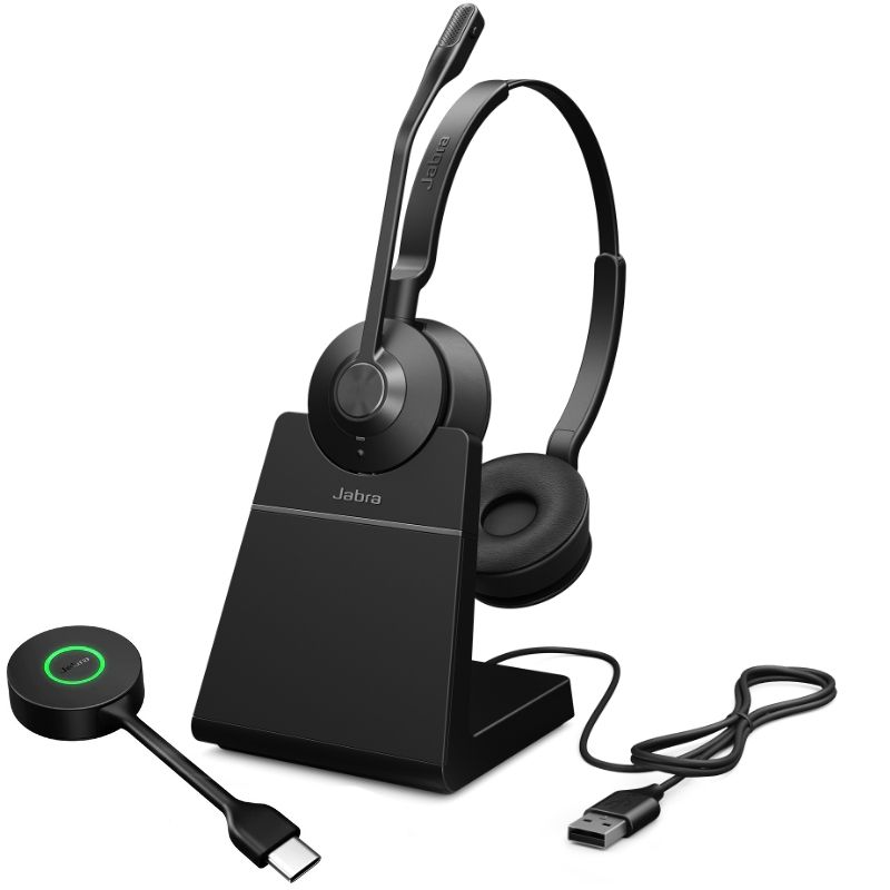 Jabra Engage 55 Stereo UC USB-C with Charging Stand 