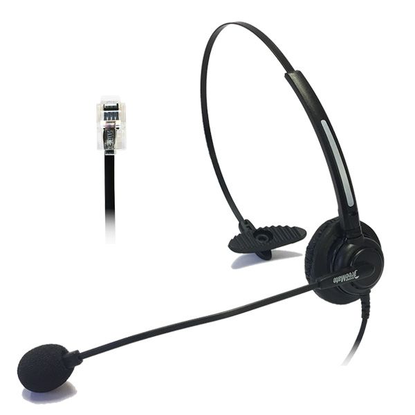 Freemate DH-011U Mono Corded Headset with RJ Connection