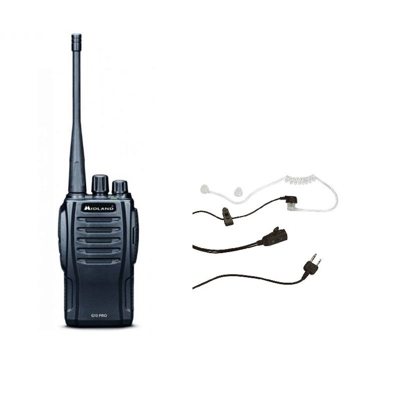 Pack Midland G10 Pro + Bodyguard kit