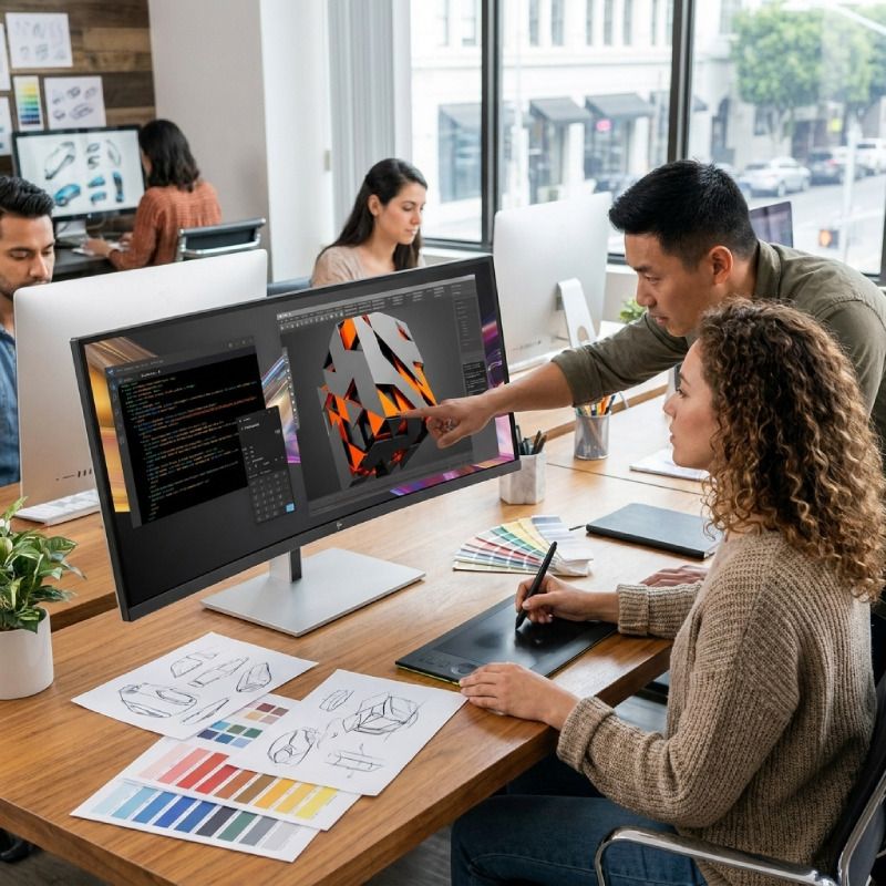 HP Series 7 Pro 37.5-inch Curved WQHD+ Monitor
