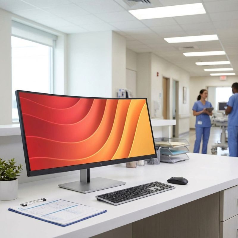 HP DQHD E45c G5 Curved Monitor