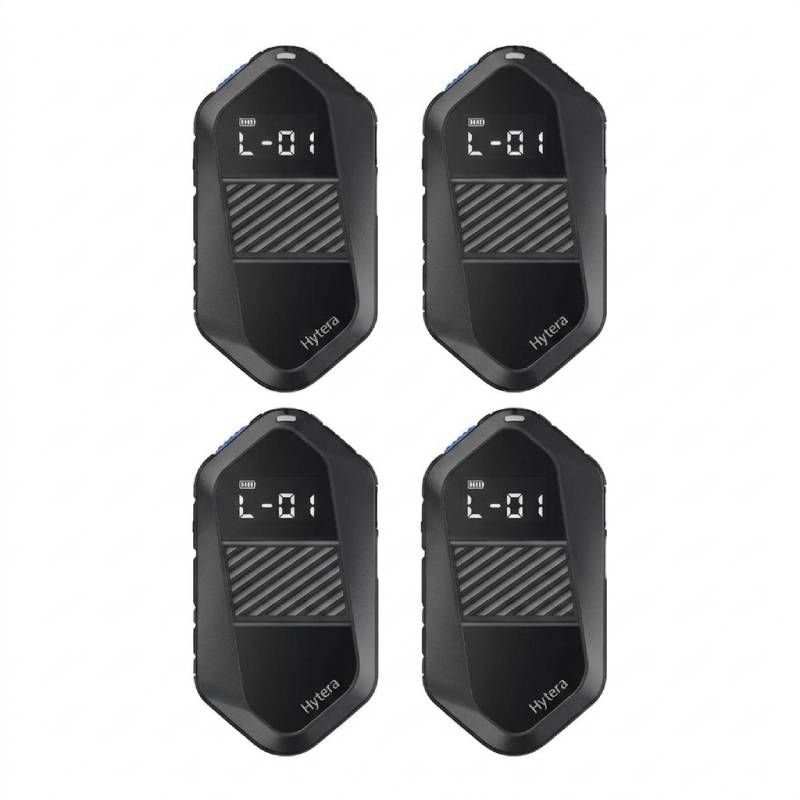 Set of 4 Hytera S1e PMR446 walkie-talkies