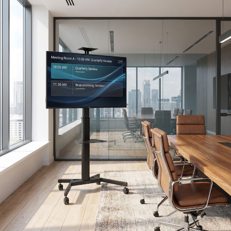 Pack iiyama ProLite LH4360UHS-B2AG 43-inch 4K Display + Vision VFM-F19 mobile stand