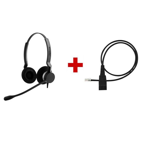 Jabra BIZ 2300 Duo QD + Jabra QuickDisconnect Cable
