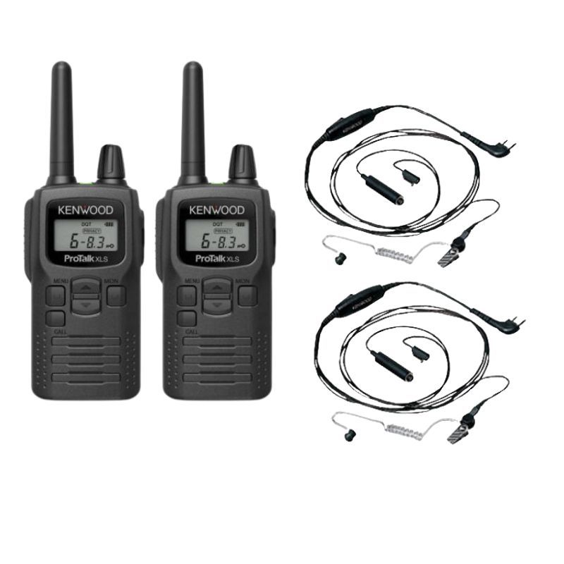 Pack 2x Kenwood PKT-300E + 2x Micro Earpiece 