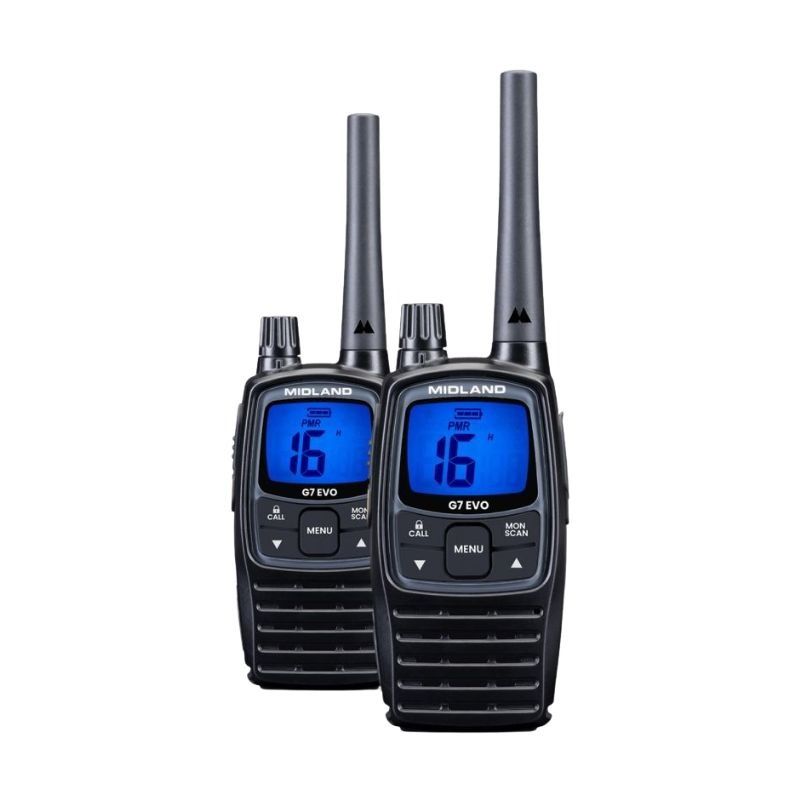 Midland G7 EVO Pair of PMR446 Walkie-Talkies