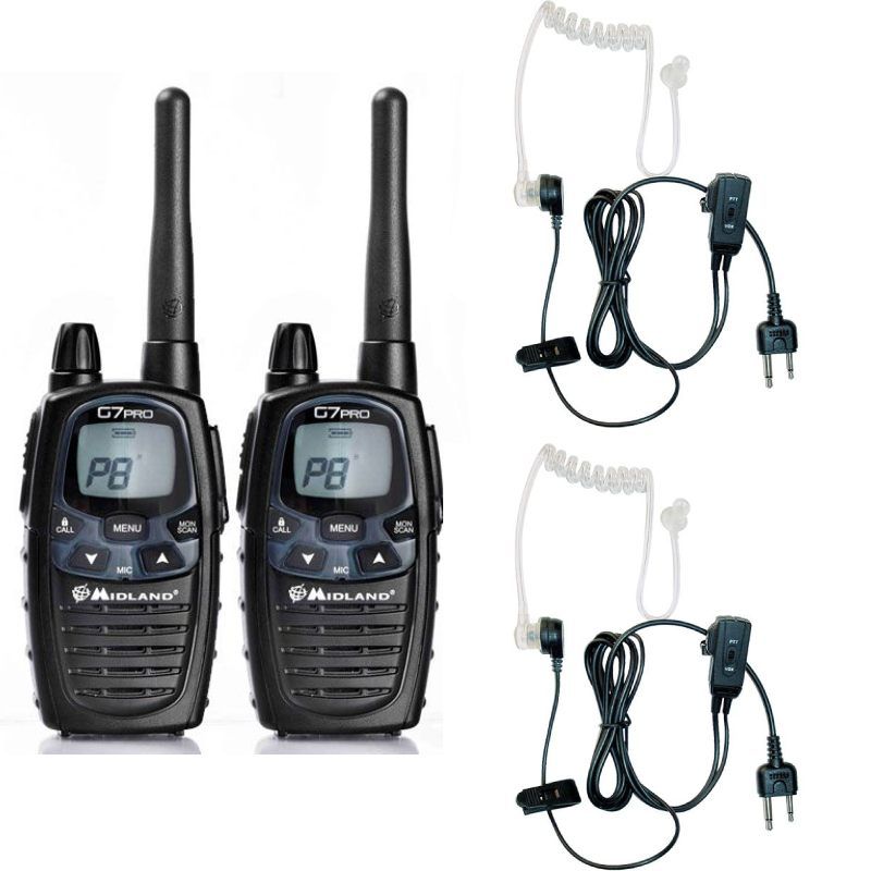 Midland G7L PRO + 2 earpieces