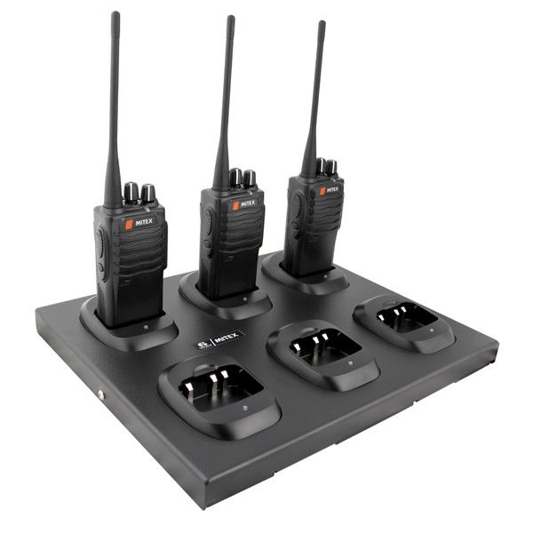 6-way Charger for Mitex General Xtreme, DMR and PMR446 Xtreme2 Radios