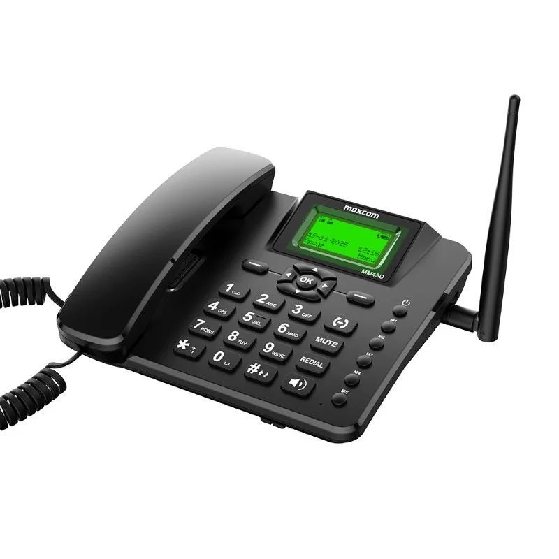 Maxcom MM43D 4G LTE desk phone with dual SIM