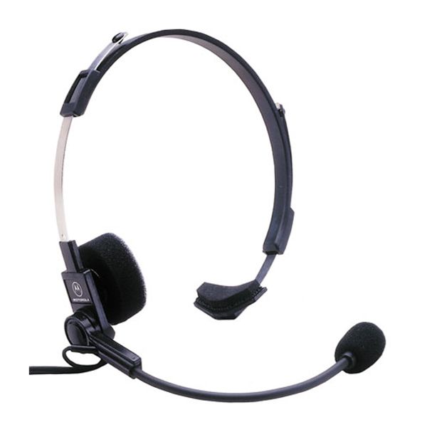 Headset with Boom for Motorola 1-Pin Radios