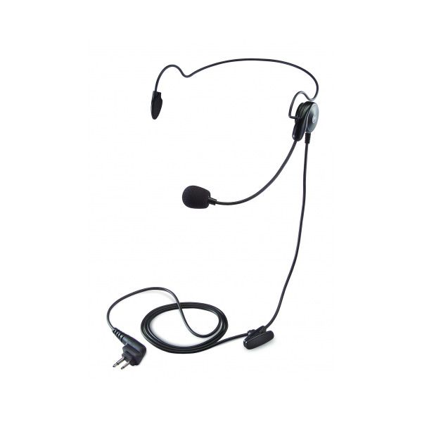 Lightweight single earpiece headset with in-line IPTT