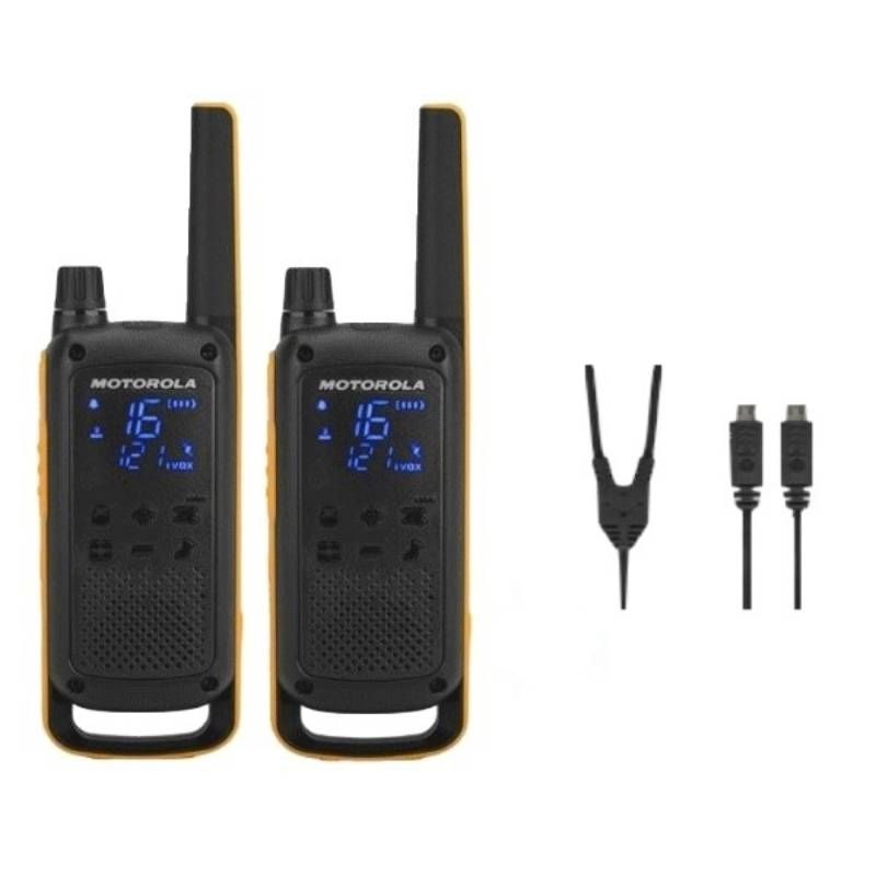Motorola T82 EX Twin Pack with Y-cable USB Charger 
